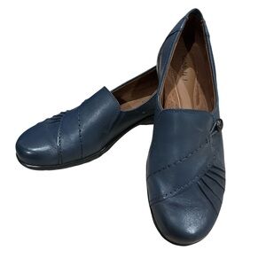 Cobb Hill NAVY Women's Paulette Slip-on Dress Shoes, US 9